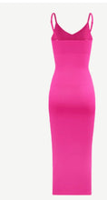 Load image into Gallery viewer, Mill Spaghetti Strap V-neck Snatched Shaper Dress